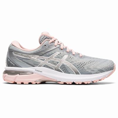 Asics Gt-2000 8 - Naisten Juoksukengät - Harmaat/Hopea